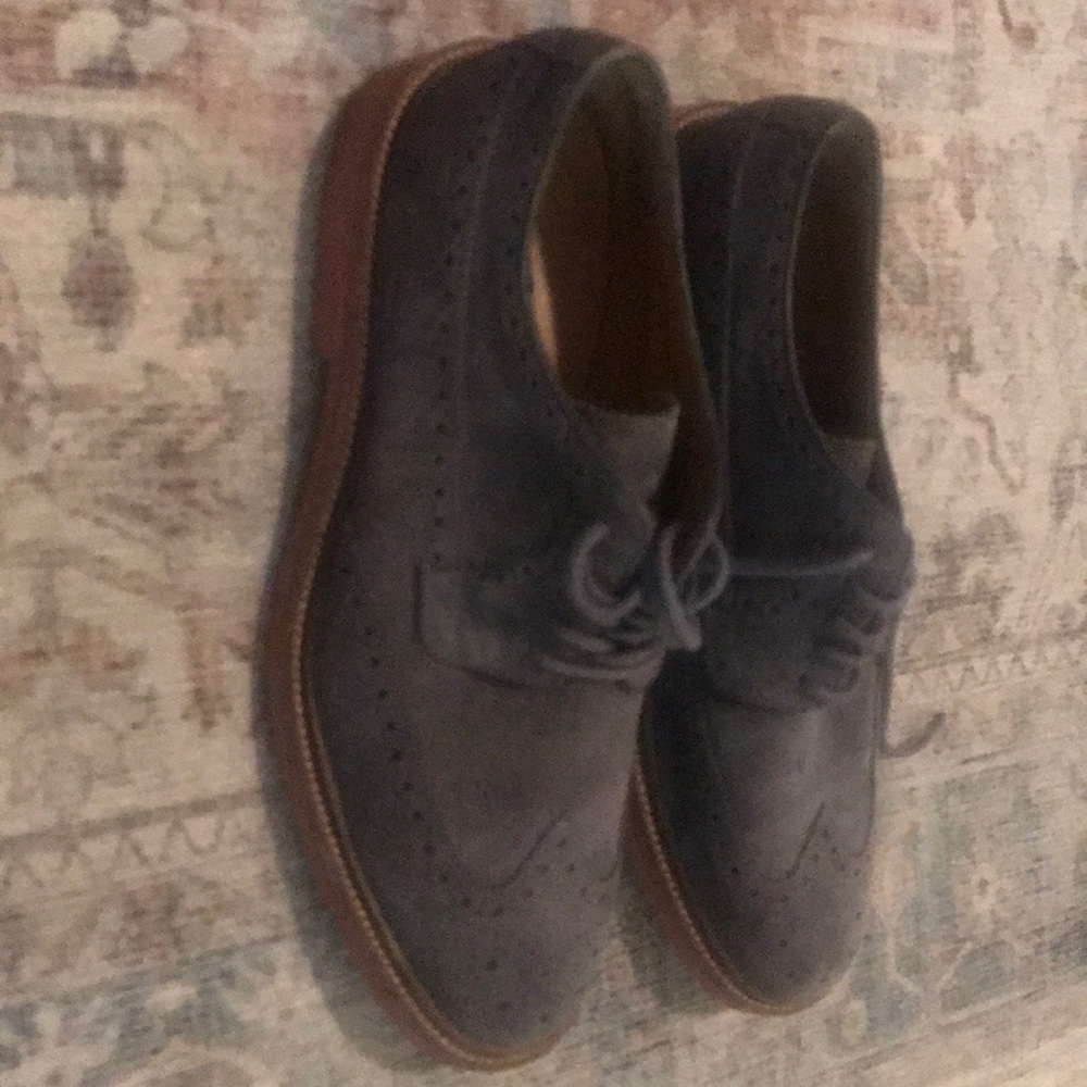 Cole Haan Blue Suede Shoes